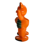 Vintage Rosbro Dancing Cat with Green Black Shirt Candy Container Toy