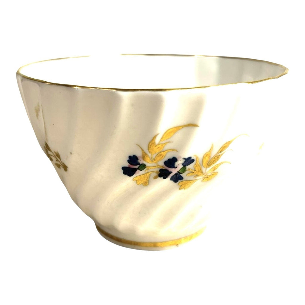 Antique Handleless Caughley China Tea Cup