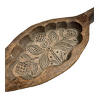 Antique Maple Sugar Hand Carved Wood Treen Candy Mold
