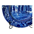 Antique Historical Staffordshire Blue White Transferware Plate – Hoboken NJ