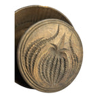 Antique Wooden Hand Carved Bell Shaped Butter Mold