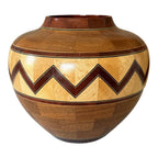 Vintage Southwestern Wood Turned Vase or Bowl (Signed, Kevin Neelley)