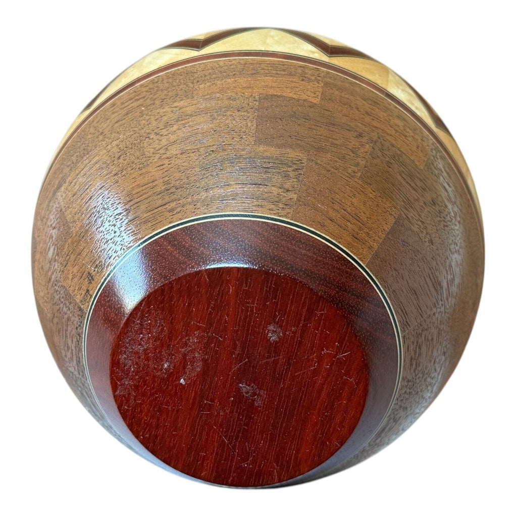 Vintage Southwestern Wood Turned Vase or Bowl (Signed, Kevin Neelley)