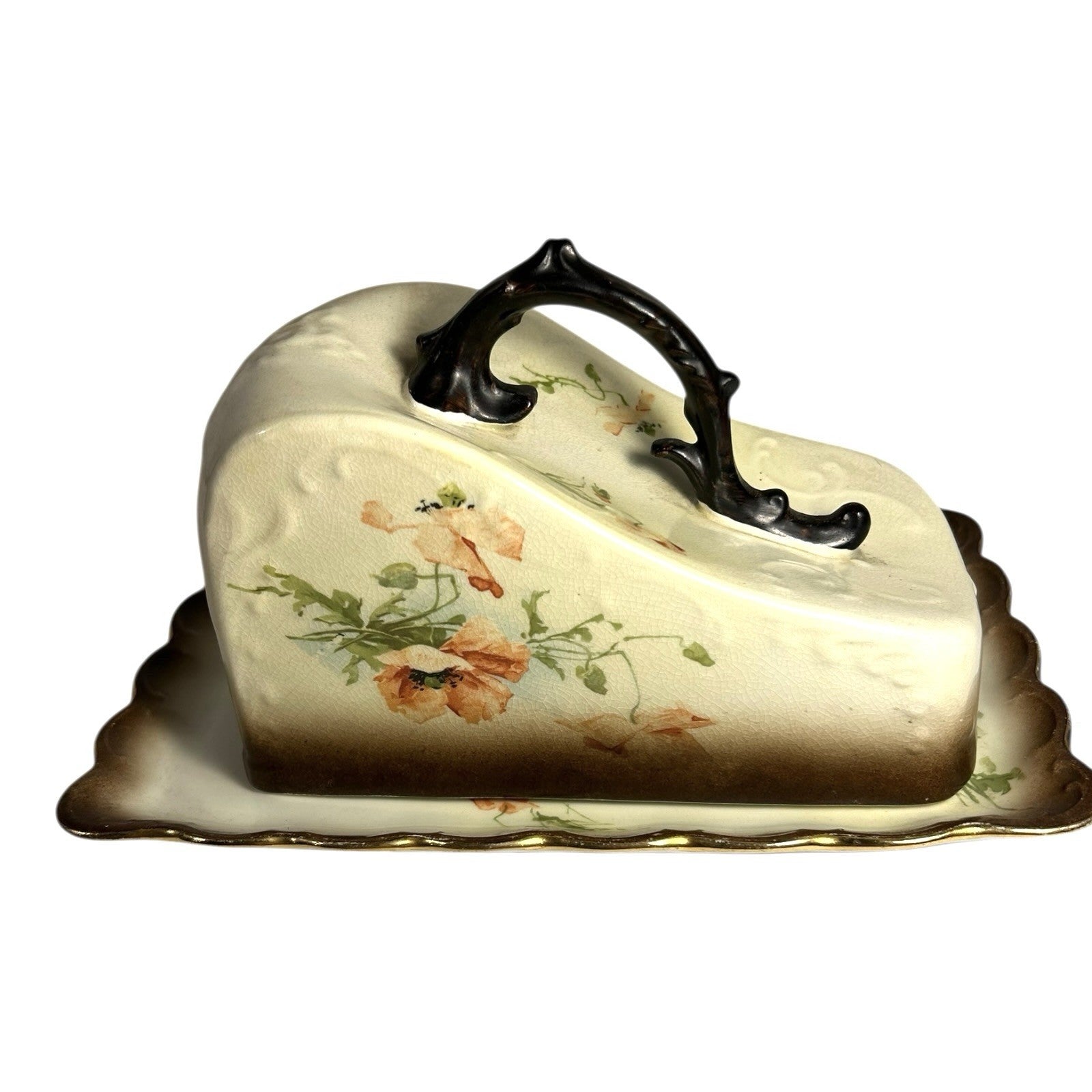Antique Warwick Cheese Butter Covered Dish