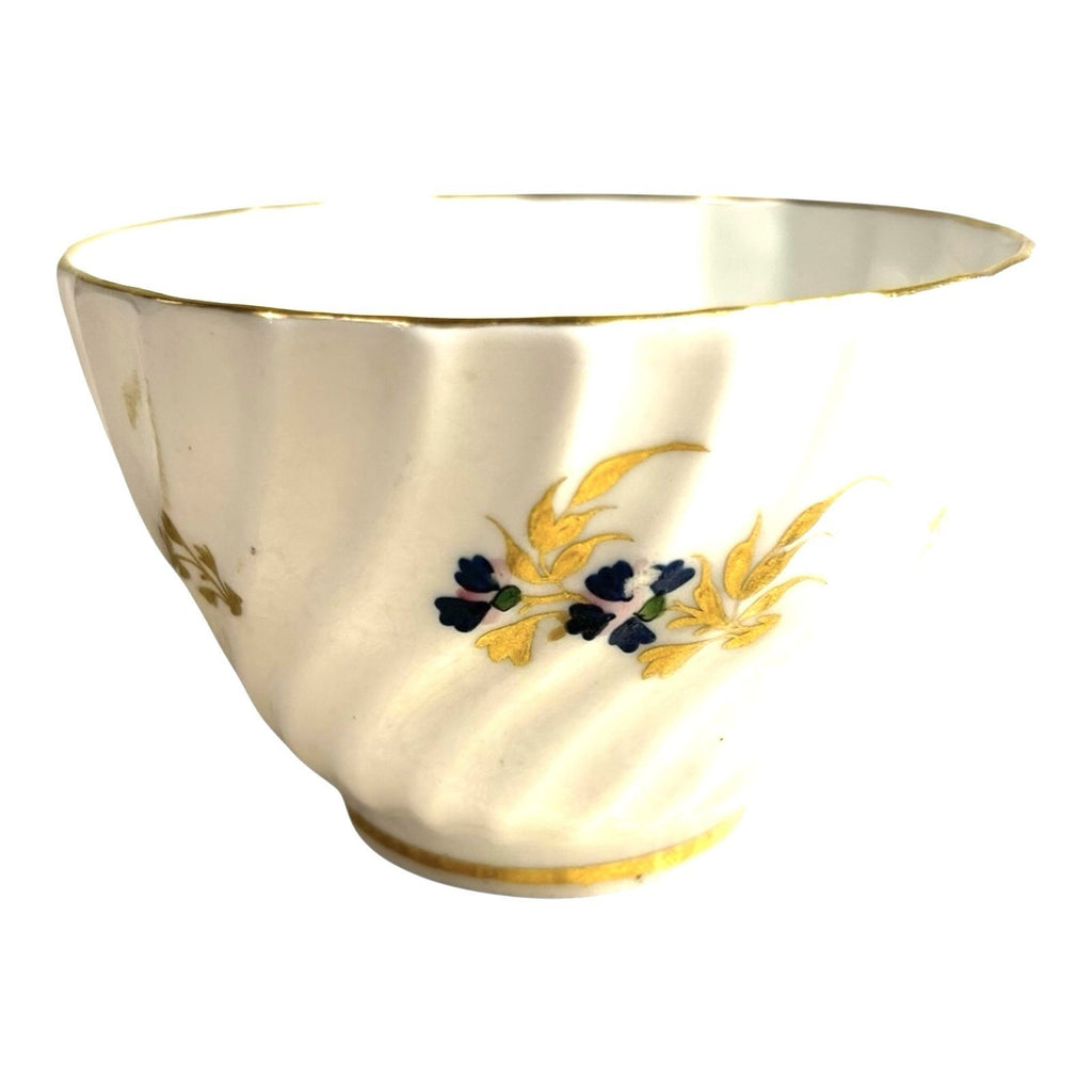 Antique Handleless Caughley China Tea Cup