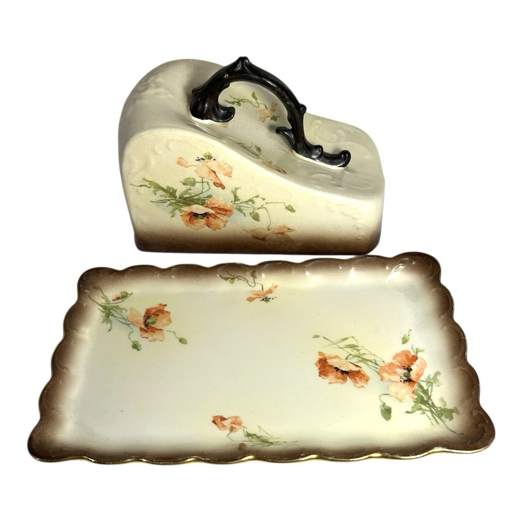 Antique Warwick Cheese Butter Covered Dish