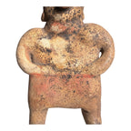 Antique West Mexican Pre-Columbian Nayarit Standing Female Figure