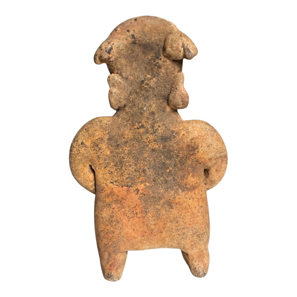 Antique West Mexican Pre-Columbian Nayarit Standing Female Figure