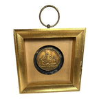 Vintage Set of 4 Greco Roman Style Medallion Wall Hangings - Hollywood Regency