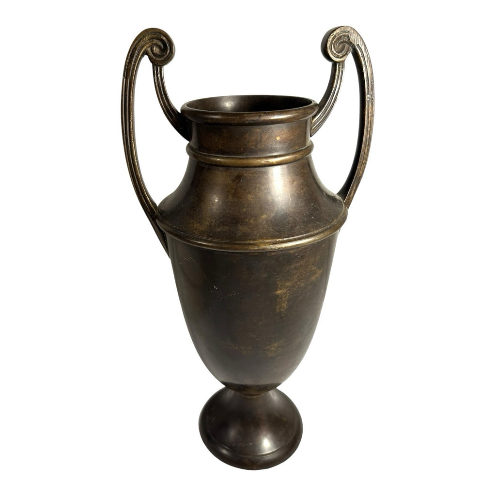 Antique 19th Century Neo Classical Bronze Urn Vase (Heavy)