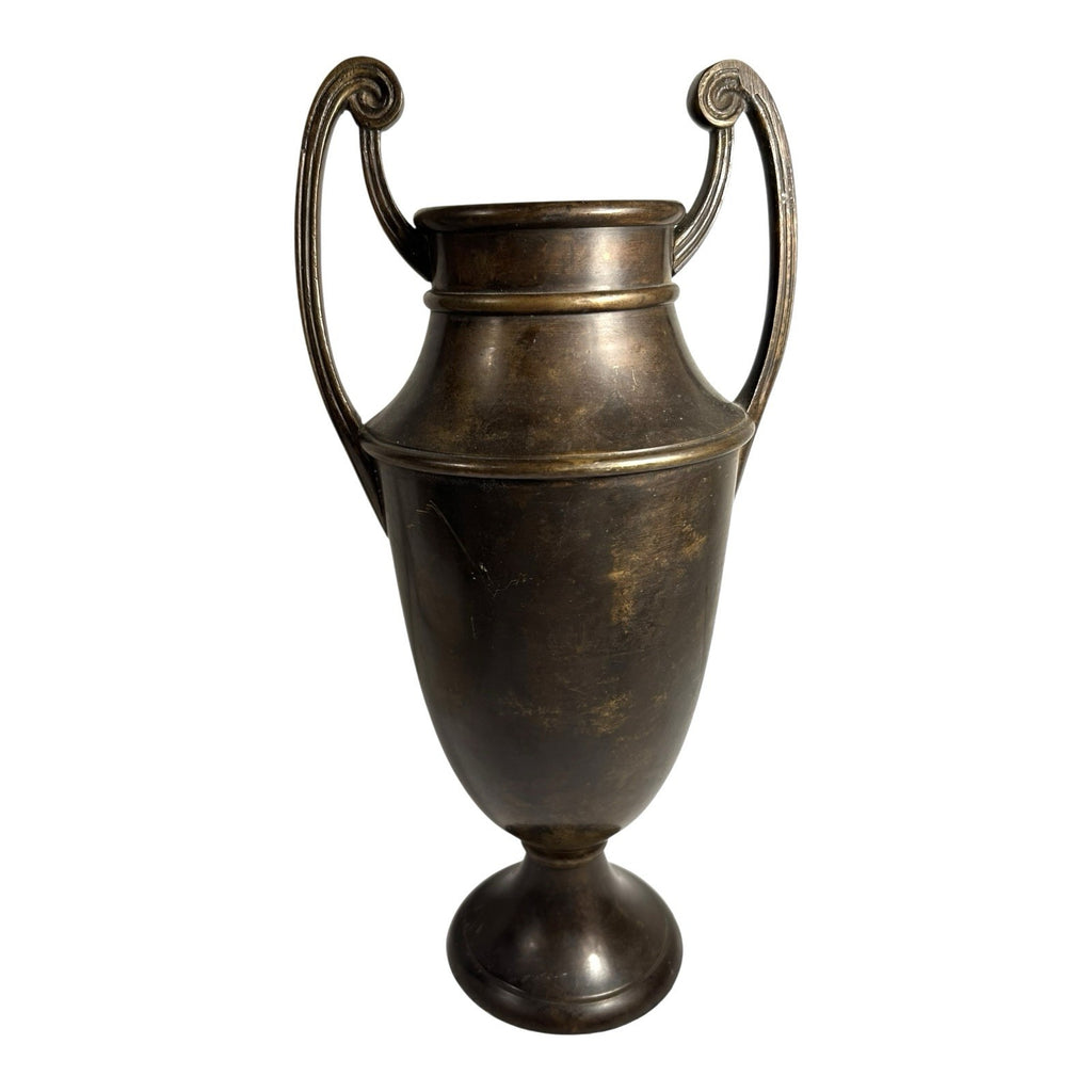 Antique 19th Century Neo Classical Bronze Urn Vase (Heavy)