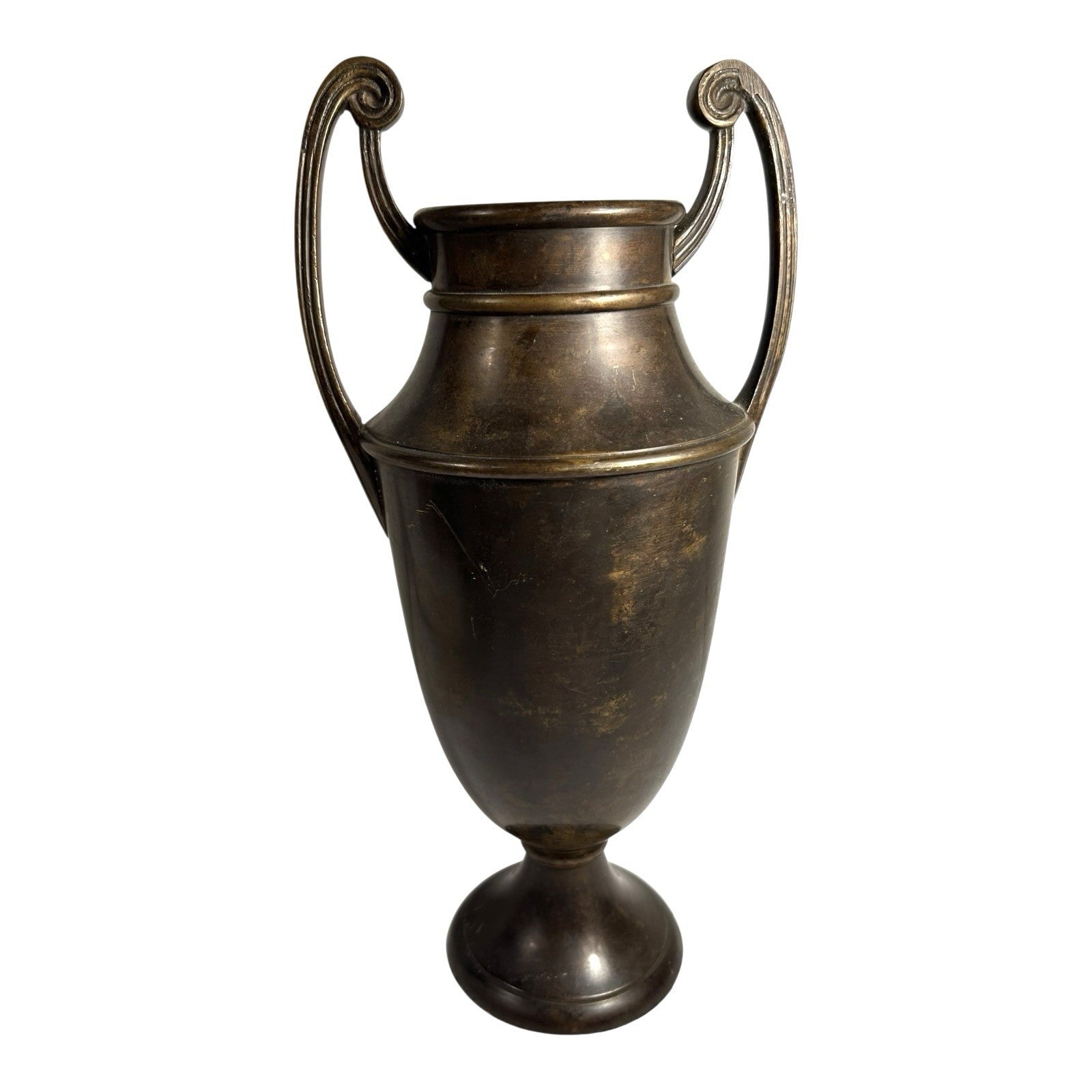 Antique 19th Century Neo Classical Bronze Urn Vase (Heavy)