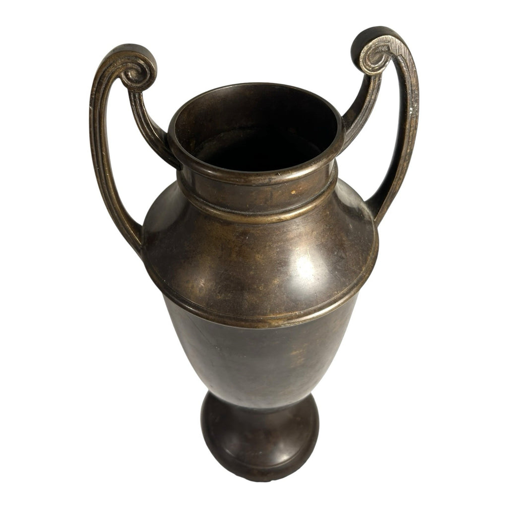 Antique 19th Century Neo Classical Bronze Urn Vase (Heavy)