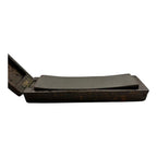 Antique Sharpening Stone in Coffin Wood Box