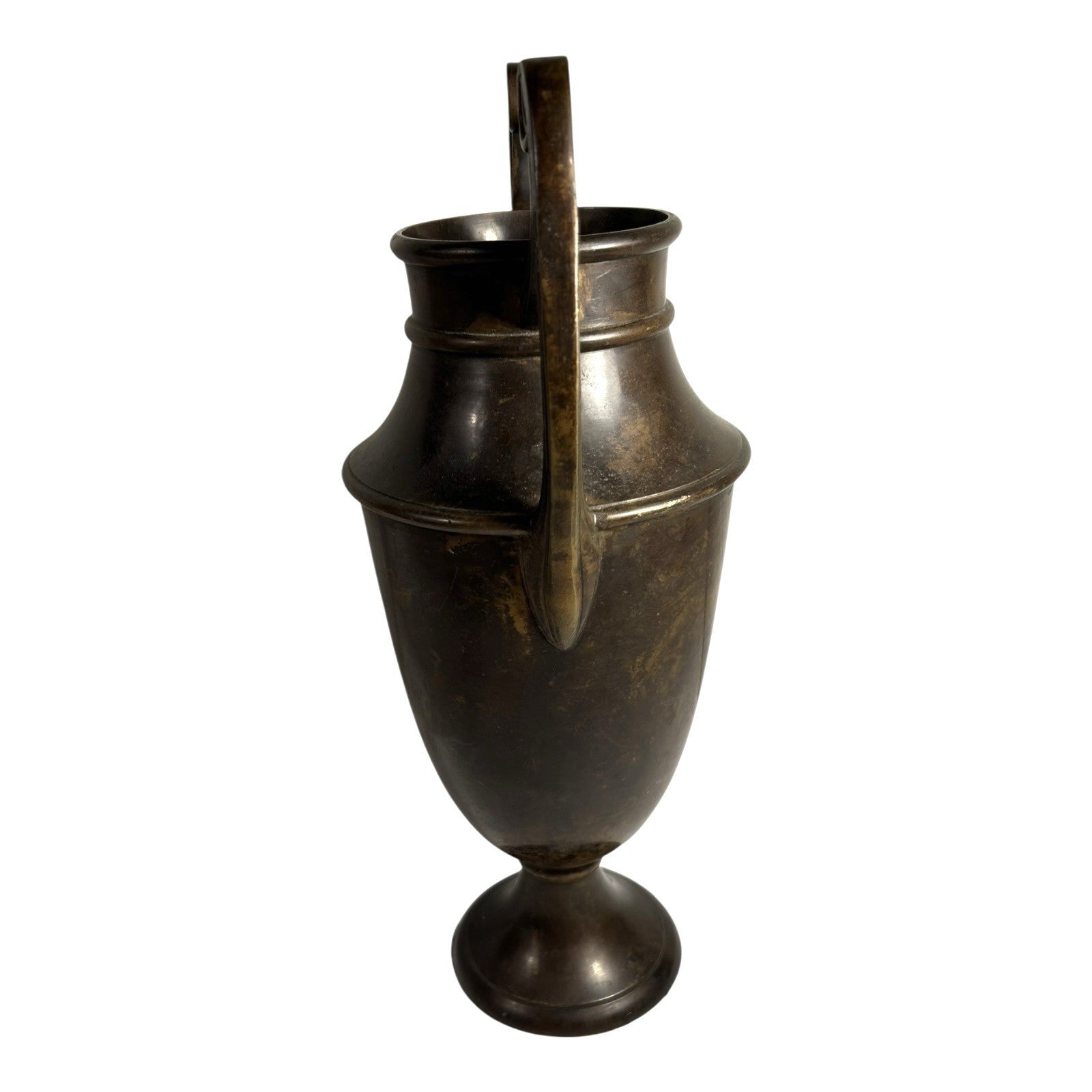 Antique 19th Century Neo Classical Bronze Urn Vase (Heavy)