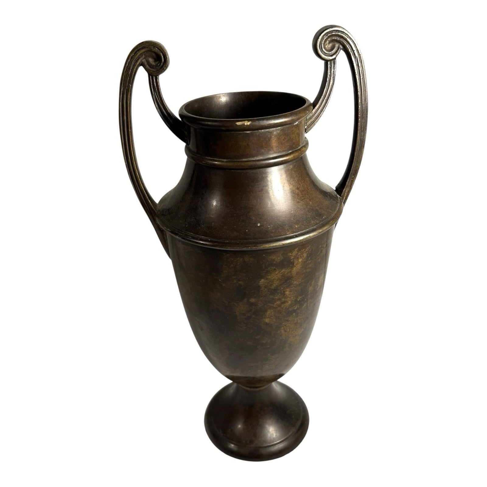 Antique 19th Century Neo Classical Bronze Urn Vase (Heavy)