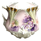 Antique RS Prussia Sugar Bowl in Pansy Pattern