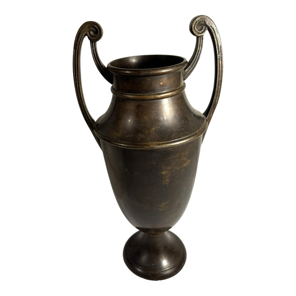 Antique 19th Century Neo Classical Bronze Urn Vase (Heavy)