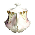Antique RS Prussia Sugar Bowl in Pansy Pattern