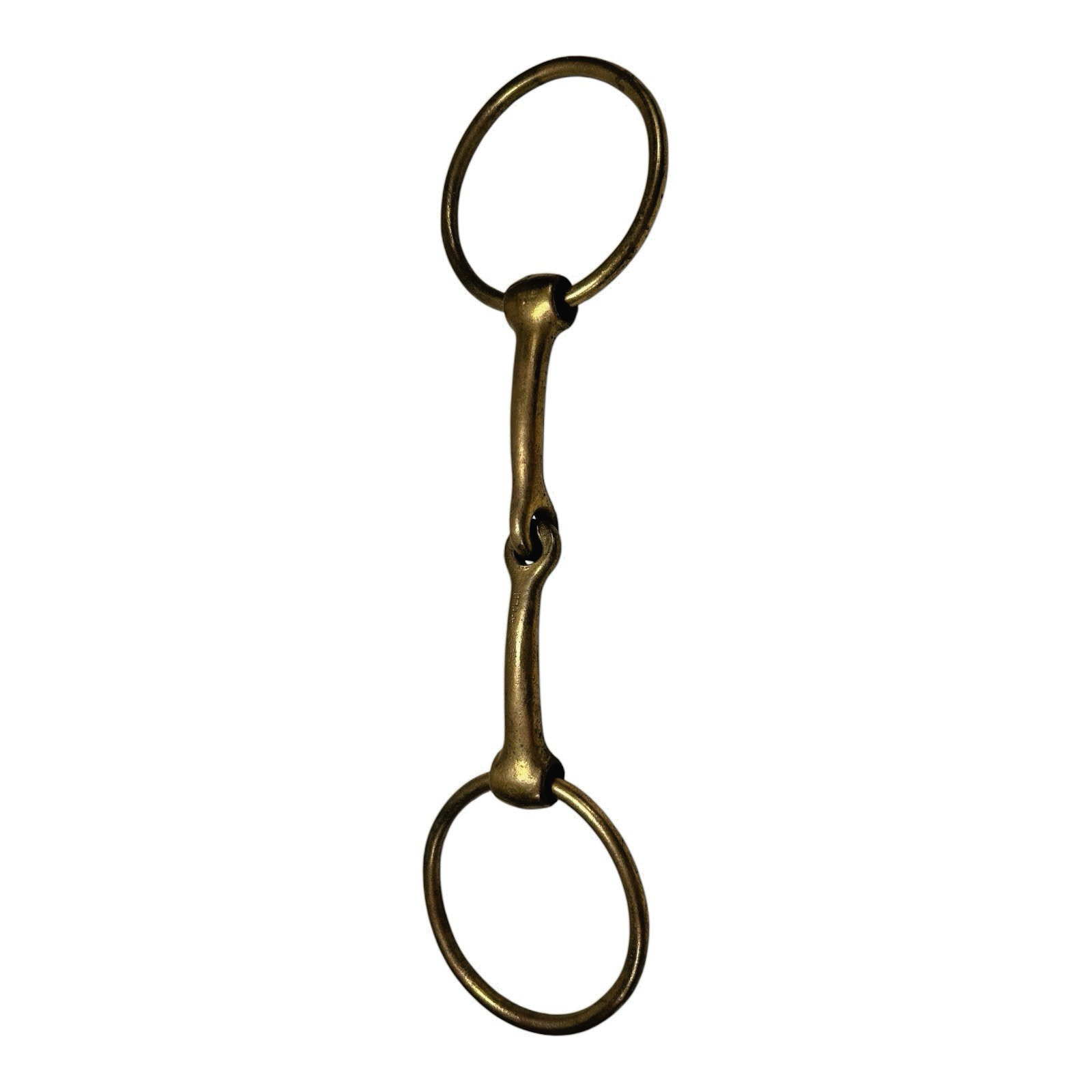 Vintage German Herm Sprenger Loose Ring Single Jointed Brass Snaffle Bit
