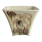 Vintage Rookwood Pottery High Glaze Abstract Floral Vase - Signed Jens Jensen