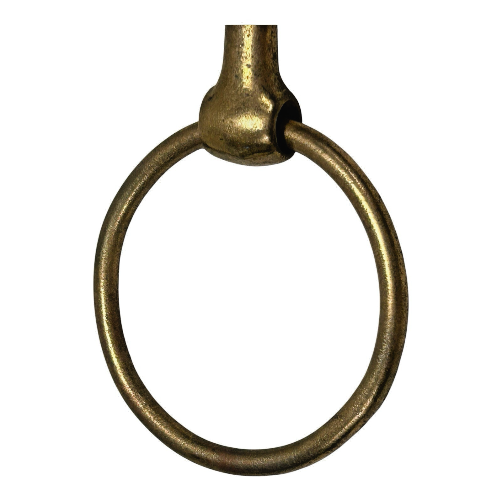 Vintage German Herm Sprenger Loose Ring Single Jointed Brass Snaffle Bit