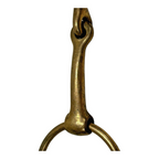Vintage German Herm Sprenger Loose Ring Single Jointed Brass Snaffle Bit