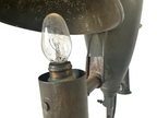 Antique Industrial Student Desk Lamp Double Shade Central Font Metal Lamp