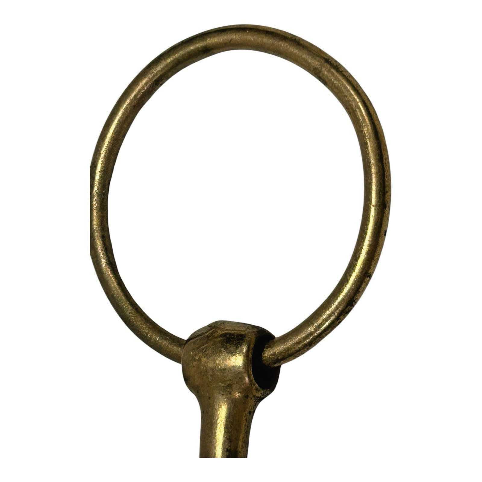 Vintage German Herm Sprenger Loose Ring Single Jointed Brass Snaffle Bit