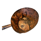 Antique Hand Hammered Copper Handled Pot or Planter - Country Farmhouse Decor