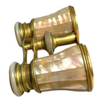 Antique Mother of Pearl Lemaire Paris Opera Glasses with Original Case