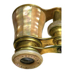Antique Mother of Pearl Lemaire Paris Opera Glasses with Original Case