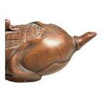 Antique Chinese Yixing Zisha Stoneware Teapot, Applied Frog Finial