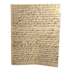 Antique 1800s Christian Handwritten Sermon Manuscript by Rev Jonathan Harthing