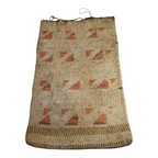Antique Native American Nez Perce Corn Husk Woven Flat Bag