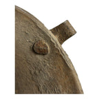Antique Handmade Real Horn Drinking Cup with Iron Belt Hook