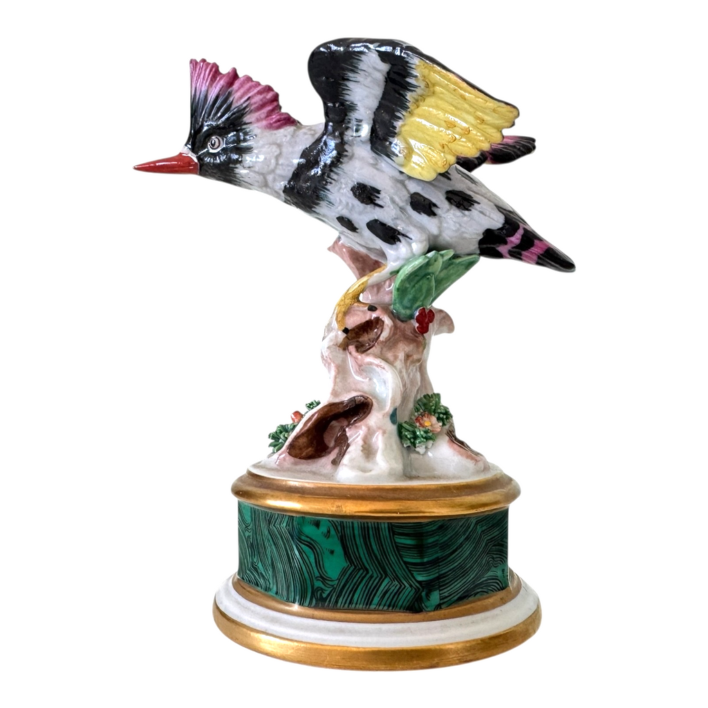 Vintage Giulia Mangani Italy Sèvres Style Porcelain Bird Figurine