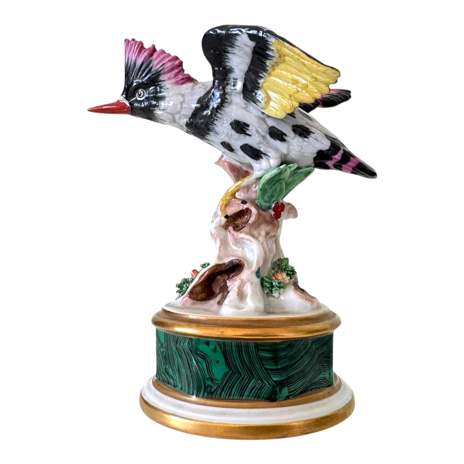 Vintage Giulia Mangani Italy Sèvres Style Porcelain Bird Figurine