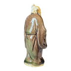 Antique Chinese Export Brown Glazed Ceramic Pottery Mudman Figurine Statue