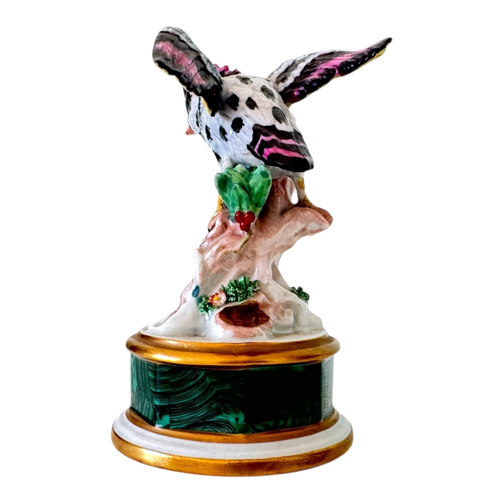 Vintage Giulia Mangani Italy Sèvres Style Porcelain Bird Figurine