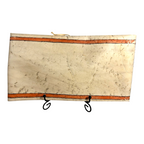 Antique Native American Plains Parfleche Envelope - Geometric Painted Rawhide