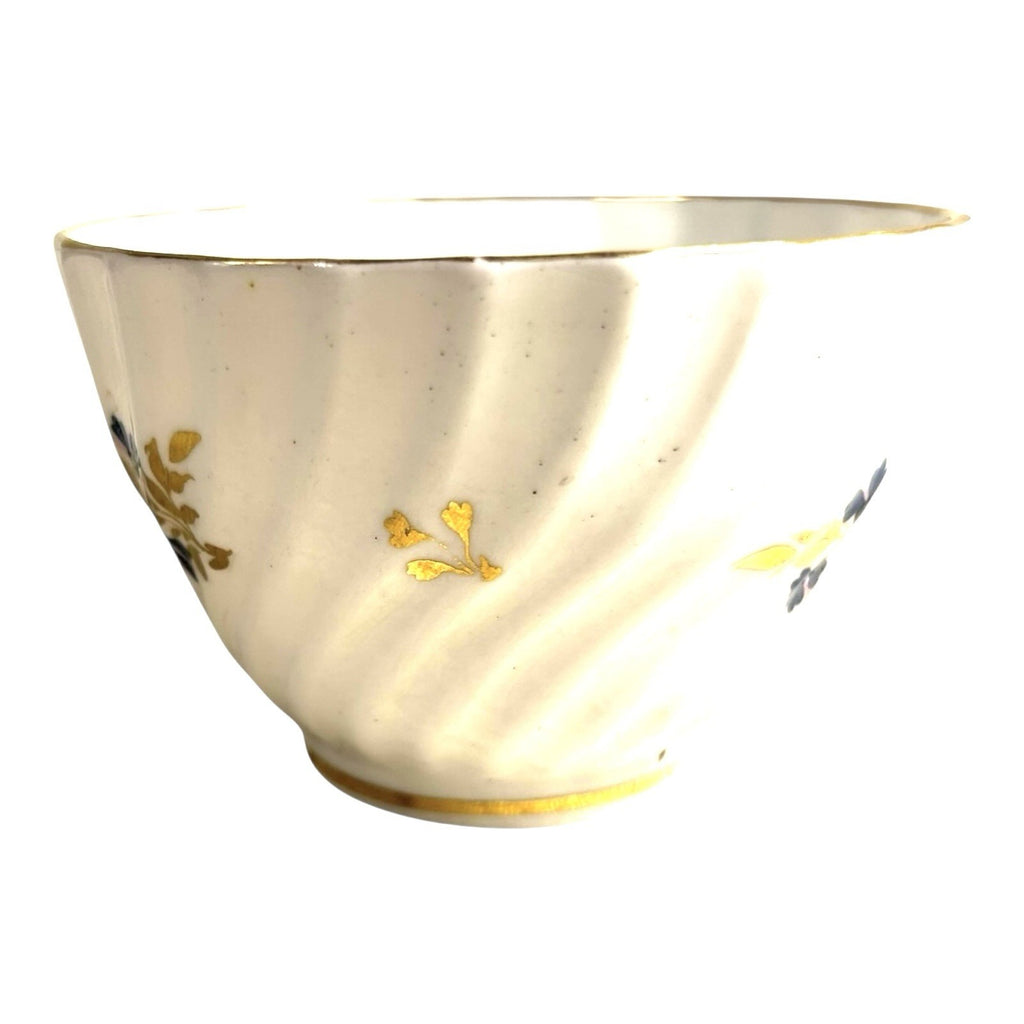 Antique Handleless Caughley China Tea Cup