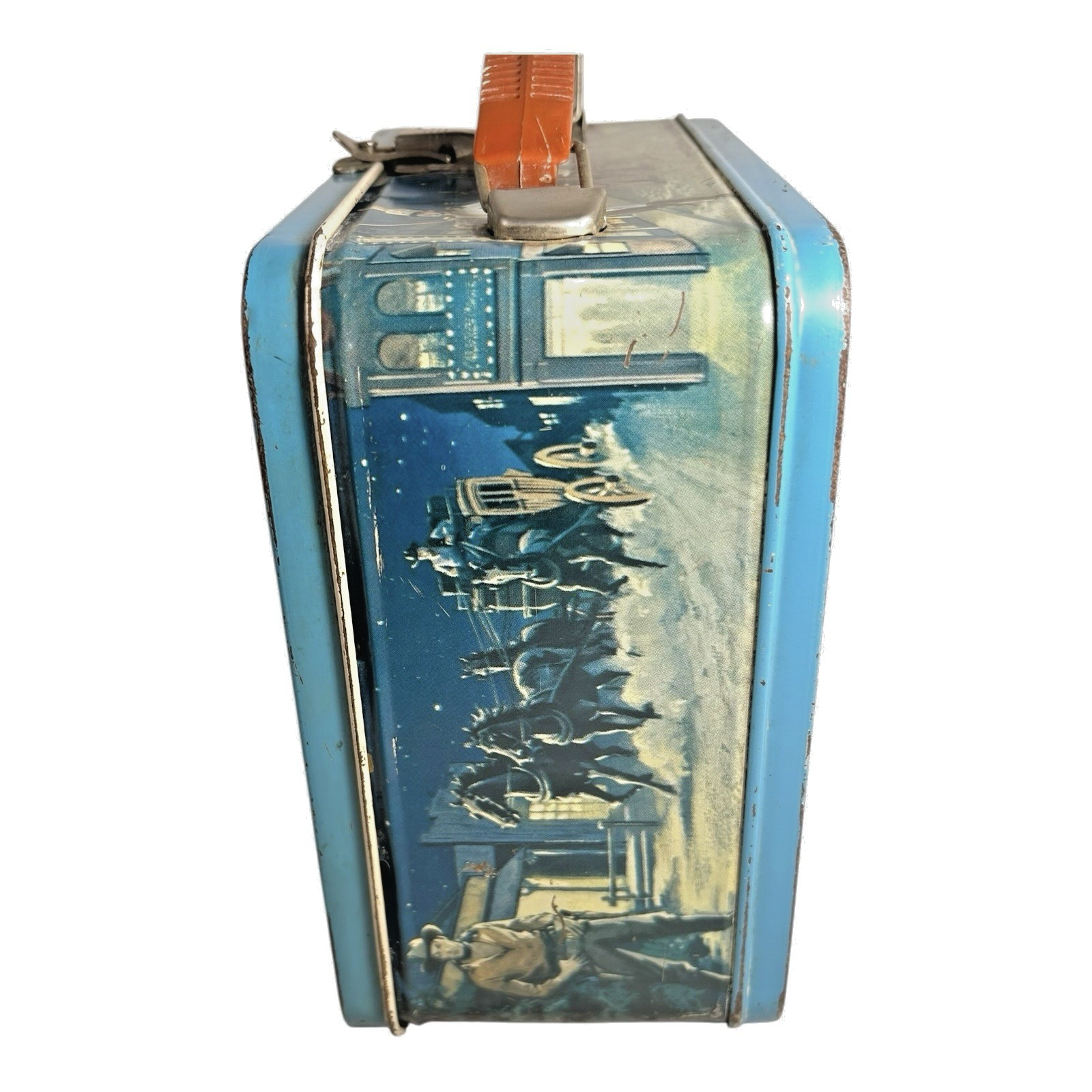 Vintage 1960 Aladdin Disneyland Metal Lunch Box & Thermos Set