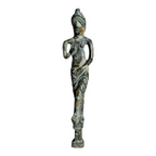 Ancient Collectible Roman Bronze Female Woman Sculpture Figurine Statue Idol