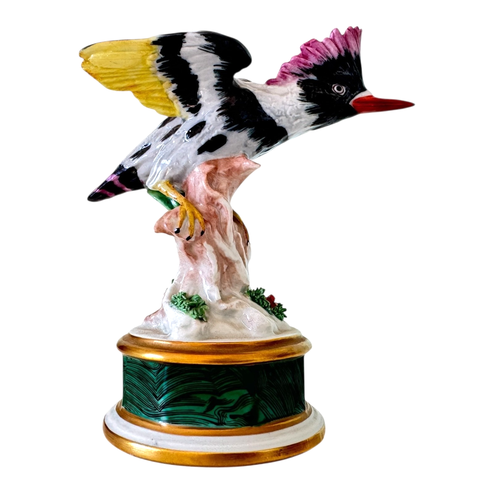 Vintage Giulia Mangani Italy Sèvres Style Porcelain Bird Figurine