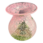 Vintage Kosta Boda Swedish Art Glass Pink Confetti Vase - Signed Ulrica Vallien