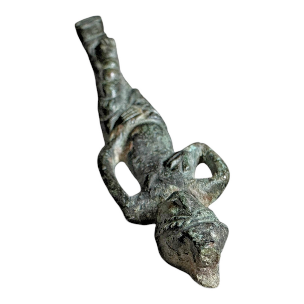 Ancient Collectible Roman Bronze Female Woman Sculpture Figurine Statue Idol