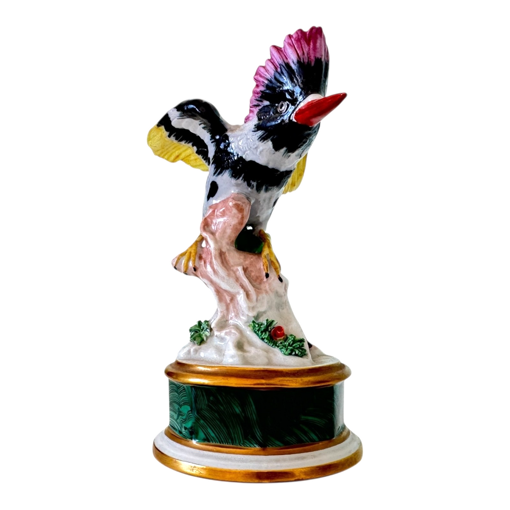 Vintage Giulia Mangani Italy Sèvres Style Porcelain Bird Figurine