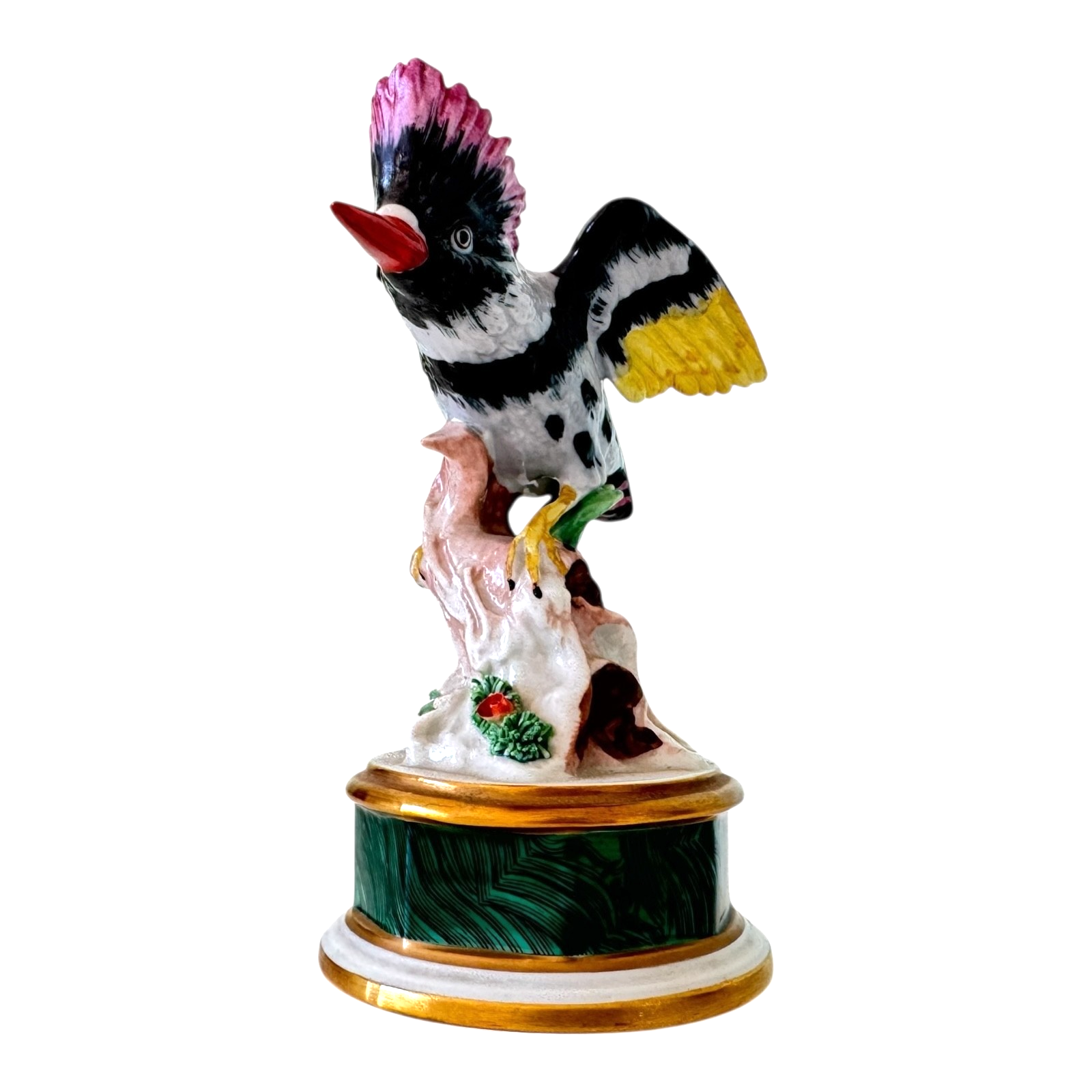 Vintage Giulia Mangani Italy Sèvres Style Porcelain Bird Figurine