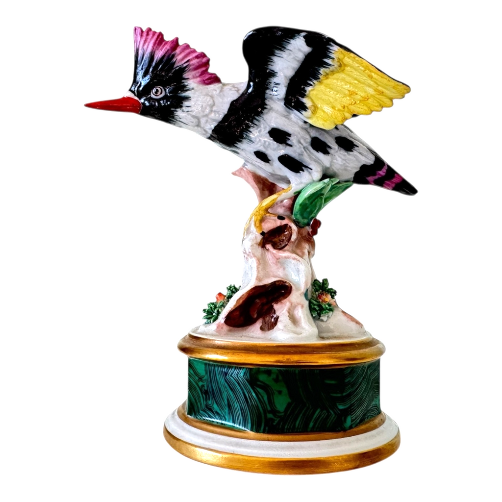 Vintage Giulia Mangani Italy Sèvres Style Porcelain Bird Figurine